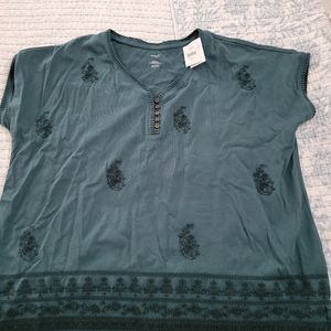 J. Jill short sleeve cotton top NWT